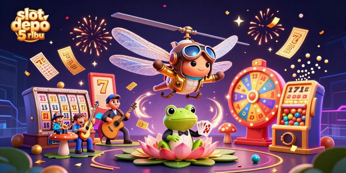 Play dynamic slot depo 5 ribu games with vibrant jackpots and rich casino visuals