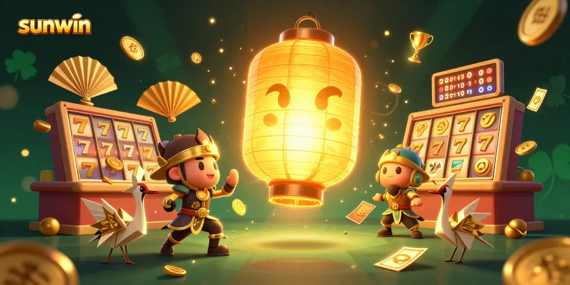 Experience the excitement of sunwin with golden lantern spirits and intricate slot games.